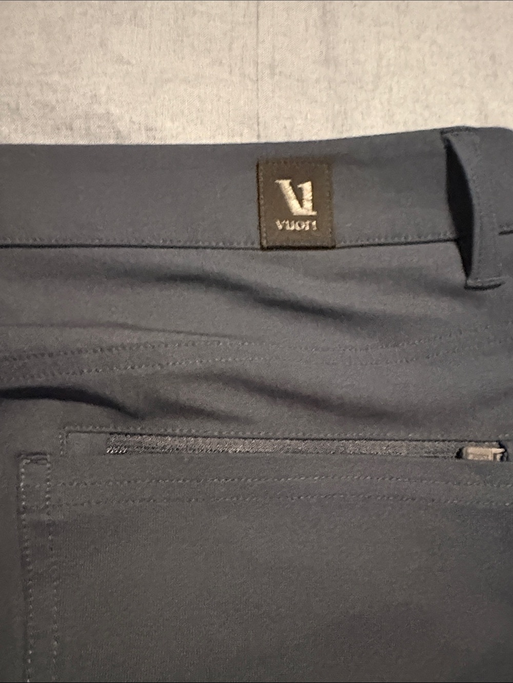 Vuori Men's Navy Blue Chinos - Straight Fit - Picture 3 of 4